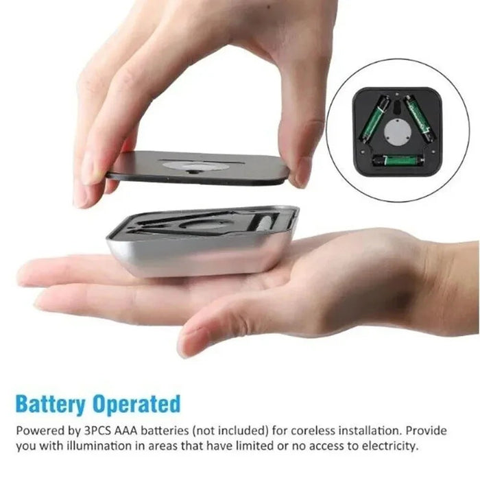 Luces nocturnas con sensor de movimiento a batería para escaleras interiores, luz LED inalámbrica - Quierox - Tienda Online