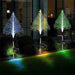 Luces solares para árboles de Navidad, decoraciones para exteriores, estacas para decoración de patio - Quierox - Tienda Online