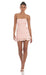 LUCY IN THE SKY Vestido ajustado fruncido sin tirantes en rosa - Quierox - Tienda Online