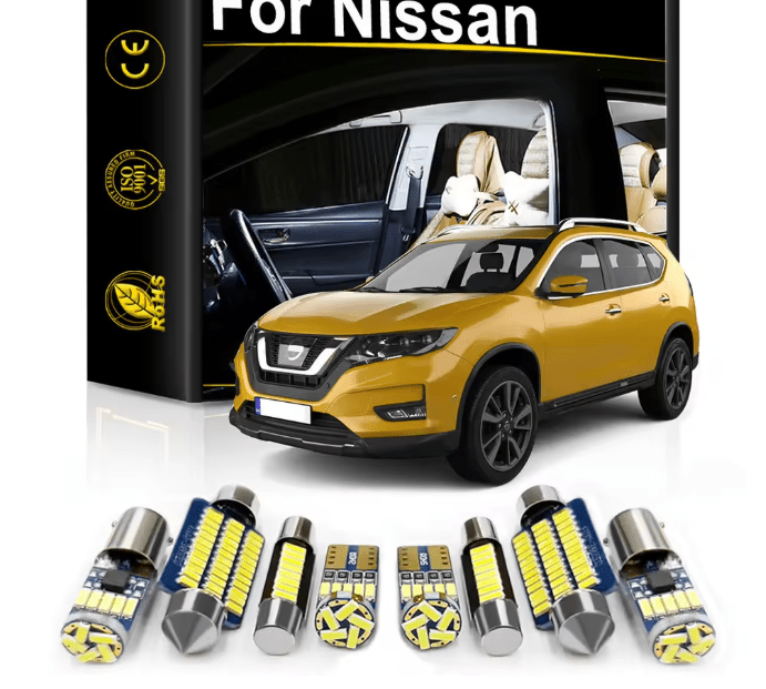 Luz Interior LED para vehículo Nissan XTrail T30 T31 T32 Rogue - Quierox - Tienda Online