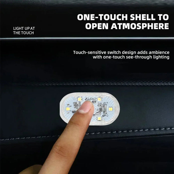 Luz LED inalámbricas para interior de coche, LED para interior de coche, recargable por USB - Quierox - Tienda Online
