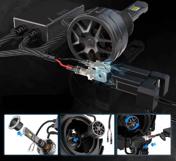 Luz LED Súper Brillante, Kit de Luces, Bombilla LED H1 para Faros Delanteros, para Auto - Quierox - Tienda Online