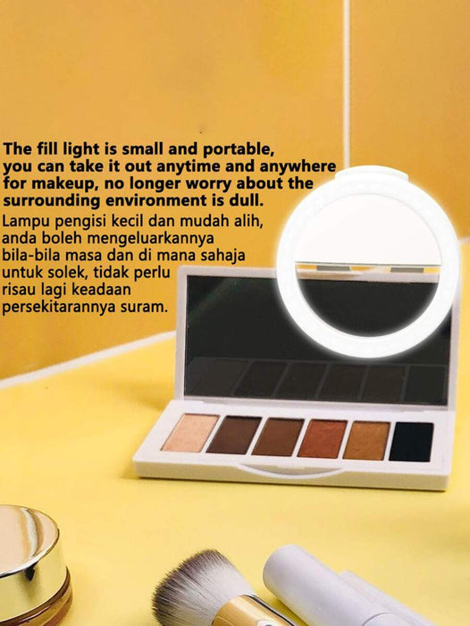 Luz portátil para selfies, anillo de luz LED para selfies, luz LED portátil para video - Quierox - Tienda Online