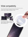 Luz portátil para selfies, anillo de luz LED para selfies, luz LED portátil para video - Quierox - Tienda Online