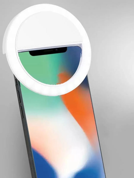 Luz portátil para selfies, anillo de luz LED para selfies, luz LED portátil para video - Quierox - Tienda Online
