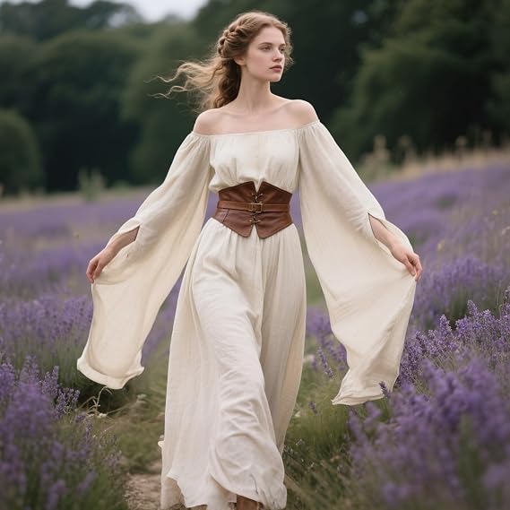 L'VOW - Vestidos victorianos para mujer renacentista, disfraz medieval para hada celta - Quierox - Tienda Online