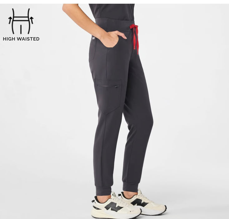 Pantalones de uniforme médico Zamora Jogger de cintura alta