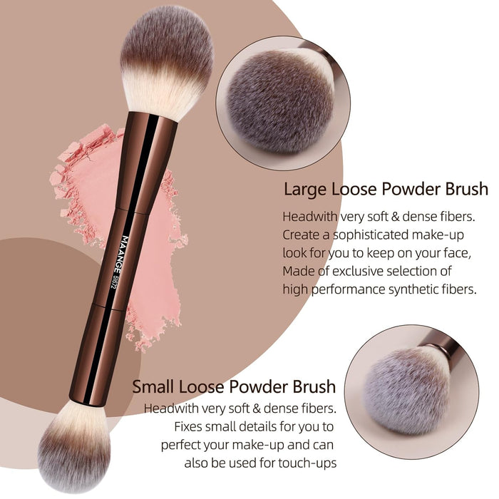MAANGE 20pcs de brochas de maquillaje , multifuncionales de doble punta. - Quierox - Tienda Online