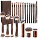 MAANGE 20pcs de brochas de maquillaje , multifuncionales de doble punta. - Quierox - Tienda Online