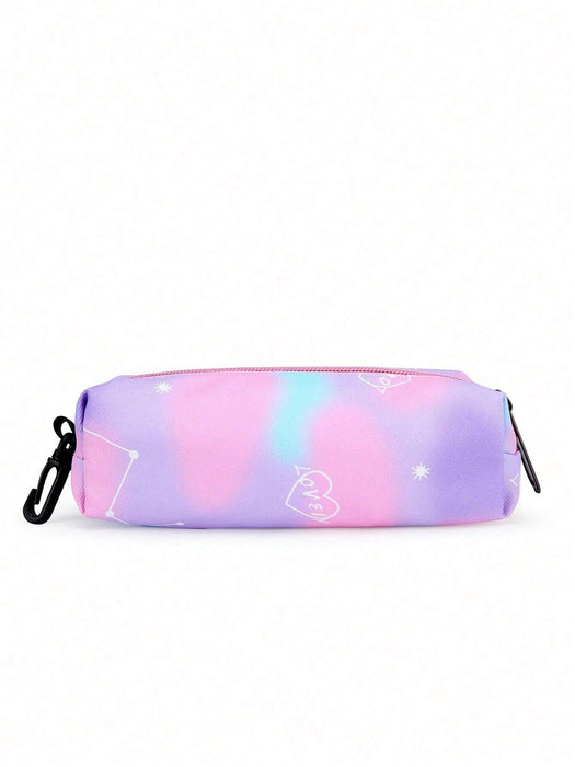 SHEIN Conjunto de mochila 3 en 1 con estampado de cielo estrellado para niños