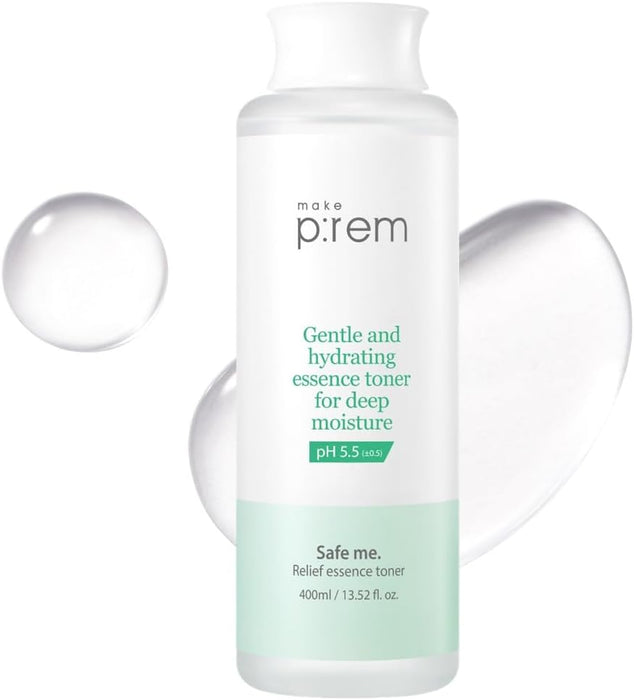 Make P:REM Safe Me. Tónico Relief Essence, tónico facial hidratante - Quierox - Tienda Online