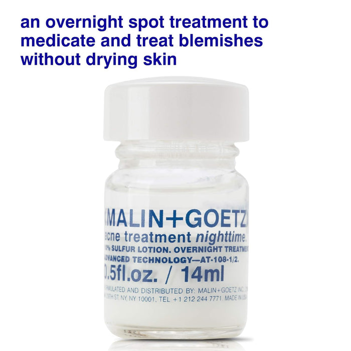 Malin + Goetz - Tratamiento para el acné nocturno, PARA manchas de acné con azufre - Quierox - Tienda Online