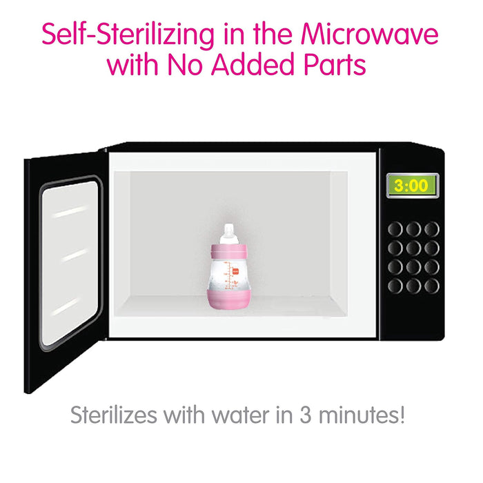 MAM Easy Start - Biberón anticólicos de flujo medio con tetina de silicona 9 ONZ. - Quierox - Tienda Online