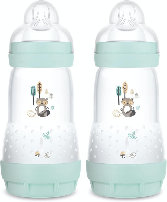 MAM Set de 2 biberones Easy Start Anti - Cólicos (260 ml), biberón ideal para lactancia mixta - Quierox - Tienda Online