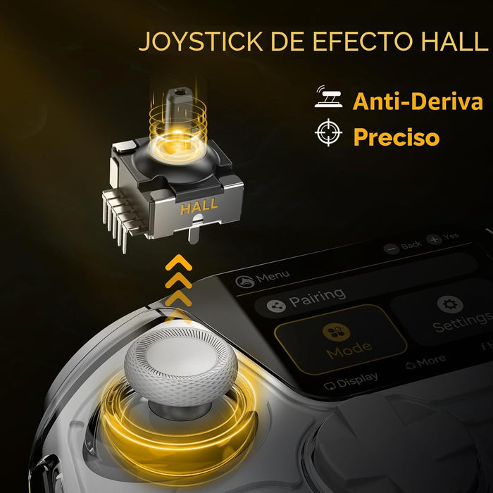 ManbaOne Mando inalámbrico interactivo para juegos para PC/Switch/Switch 2/iOS/Android, joystick y gatillos con efecto Hall - Quierox - Tienda Online