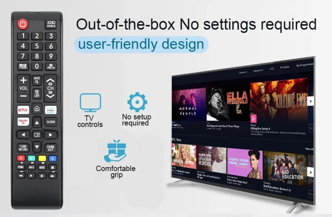 Mando a distancia universal Smart Tv, de repuesto apto para televisores LED 4K - Quierox - Tienda Online
