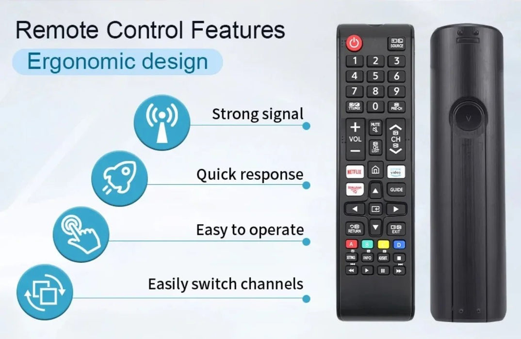 Mando a distancia universal Smart Tv, de repuesto apto para televisores LED 4K - Quierox - Tienda Online