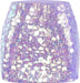 MANER - Minifalda brillante con lentejuelas y purpurina para mujer - Quierox - Tienda Online