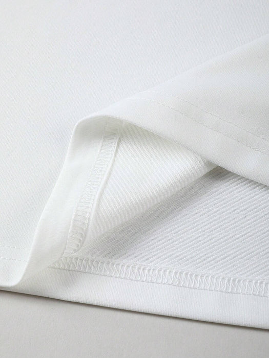 Manfinity EZ Camisetacore para hombre, estilo casual, con estampado gráfico - Quierox - Tienda Online