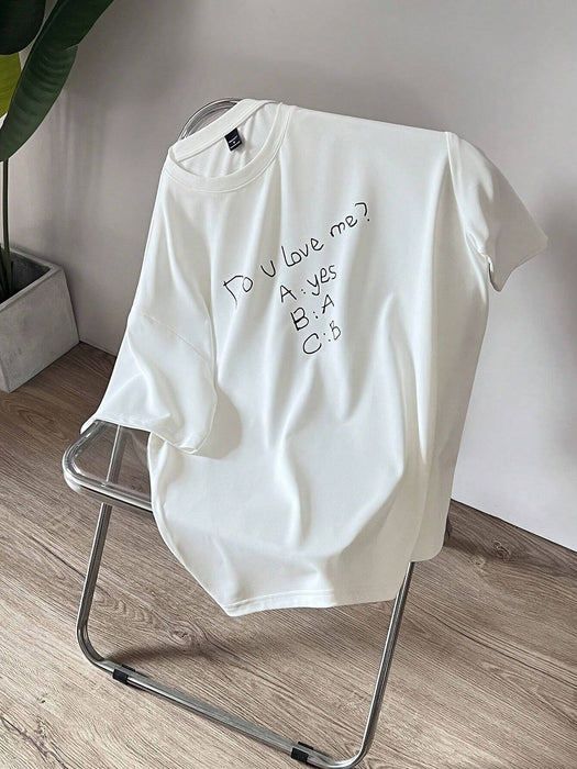 Manfinity EZ Camisetacore para hombre, estilo casual, con estampado gráfico - Quierox - Tienda Online