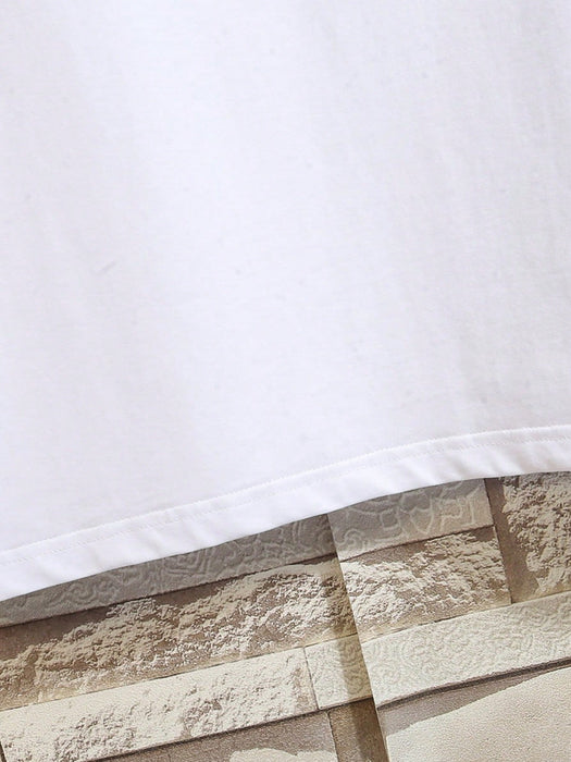 Manfinity Homme Hombres Camiseta escultura & con estampado floral - Quierox - Tienda Online