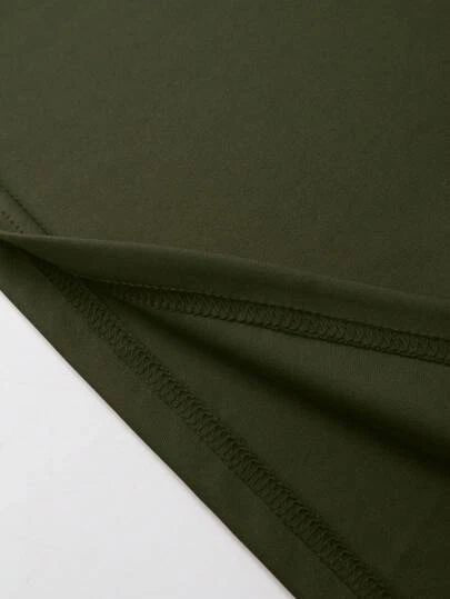 MANFINITY INAWLY Camiseta unicolor de cuello redondo - Quierox - Tienda Online