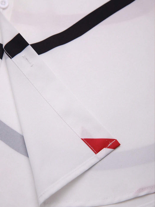 Manfinity RSRT Conjunto de camisa y pantalones cortos con estampado gráfico para hombre - Quierox - Tienda Online