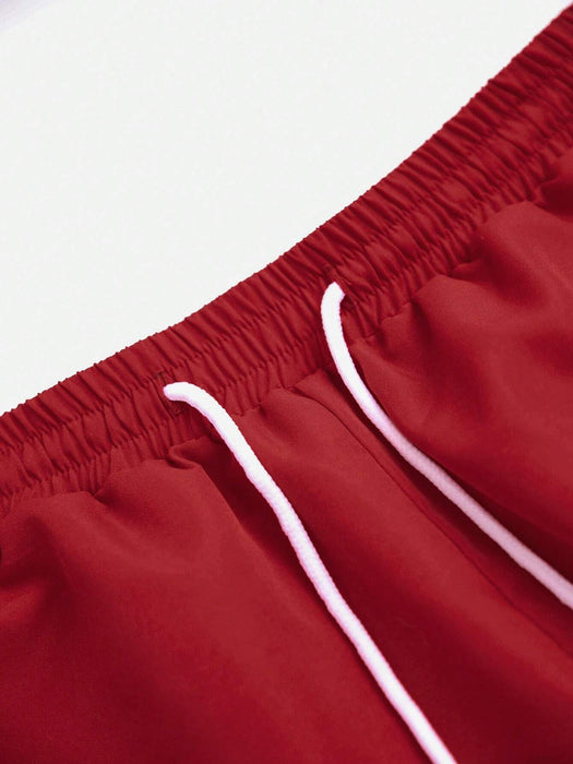 Manfinity RSRT Conjunto de camisa y pantalones cortos con estampado gráfico para hombre - Quierox - Tienda Online