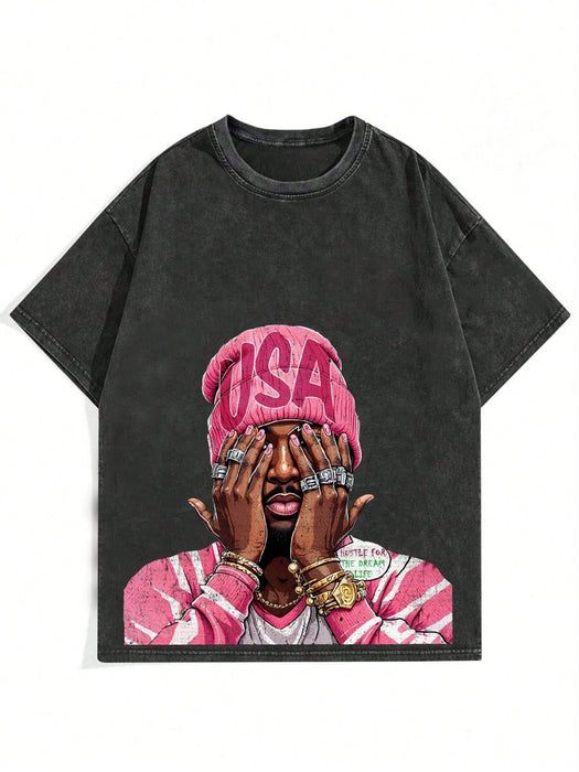 Manfinity Streetrush Camiseta informal de manga corta PAVTROS para hombre - Quierox - Tienda Online