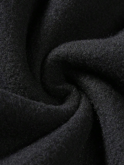 Manfinity Sudadera con capucha con hombros caídos y gráfico de alas y eslogan - Quierox - Tienda Online