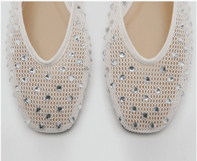 Mango Bailarinas adornadas para Mujer - Quierox - Tienda Online