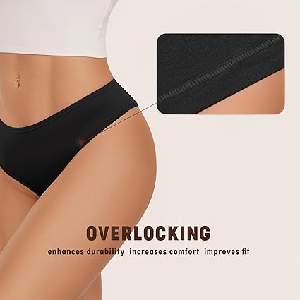 MANGOPOP Ropa interior de bikini para mujer, transpirable, para damas, pack de 6 - Quierox - Tienda Online