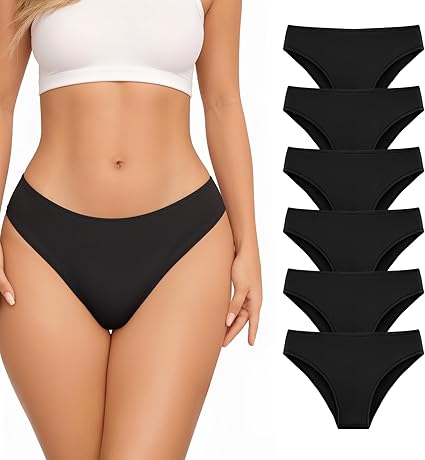 MANGOPOP Ropa interior de bikini para mujer, transpirable, para damas, pack de 6 - Quierox - Tienda Online