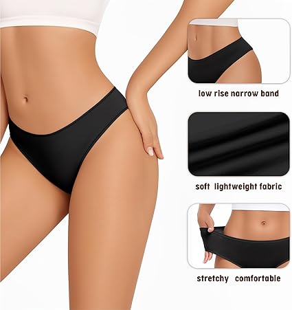 MANGOPOP Ropa interior de bikini para mujer, transpirable, para damas, pack de 6 - Quierox - Tienda Online