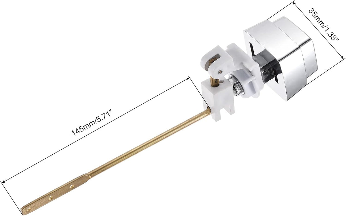 Manija de descarga de inodoro, reemplazo de mango de tanque de botón - Quierox - Tienda Online