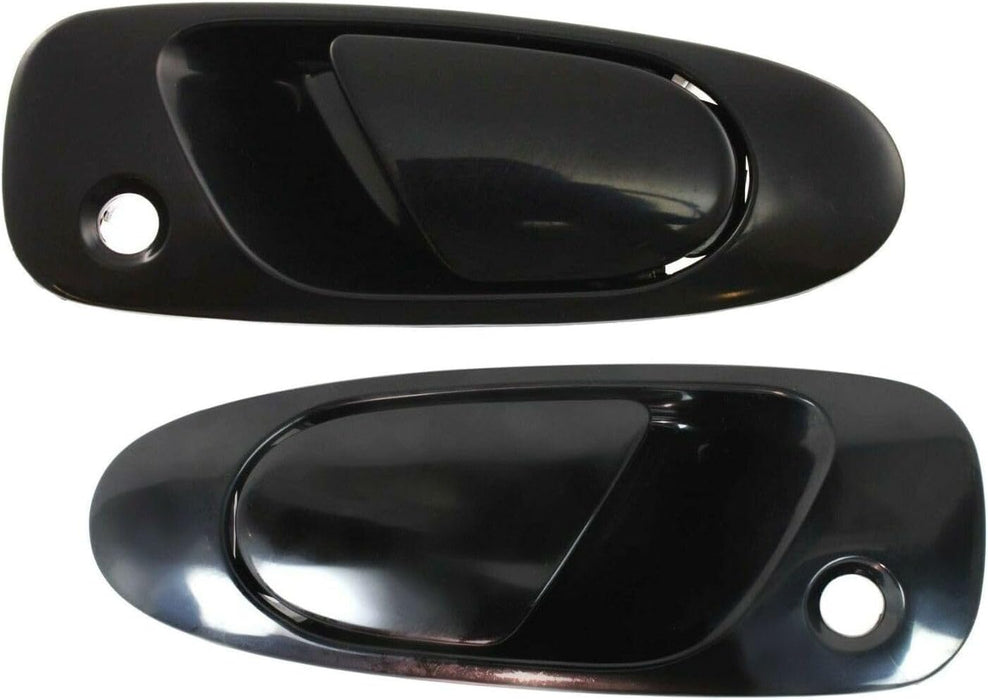 Manija de puerta de coche Exterior delantera izquierda derecha 2 unids liso negro con para Honda para Civic del Sol S/Si 1993 - VTEC 1994 - 1997 HO1311122 - Quierox - Tienda Online