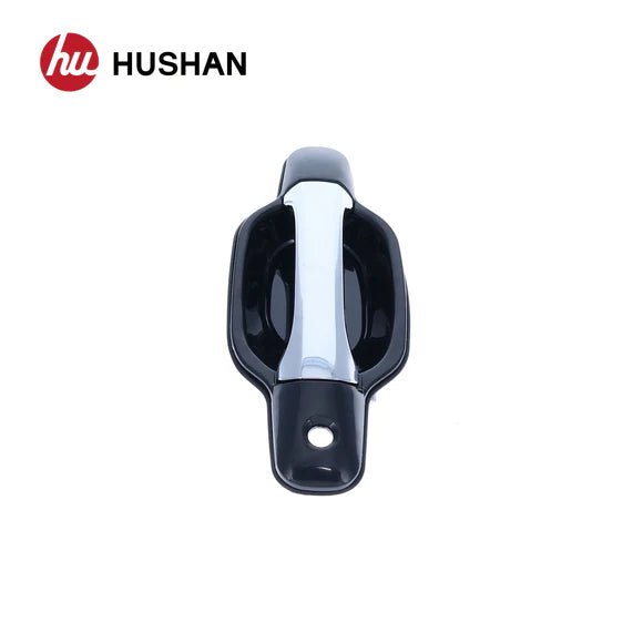 Manija de puerta exterior, Palanca cromada + carcasa negra delantera izquierda - Quierox - Tienda Online