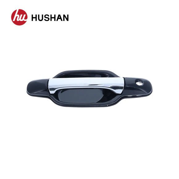 Manija de puerta exterior, Palanca cromada + carcasa negra delantera izquierda - Quierox - Tienda Online