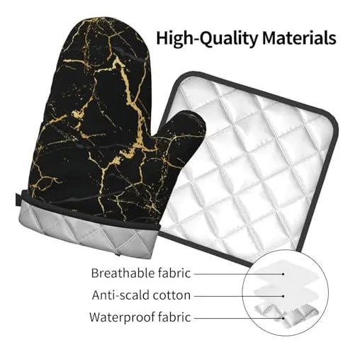 Manoplas De Horno Y Agarraderas De 2 Piezas Con Textura - Quierox - Tienda Online