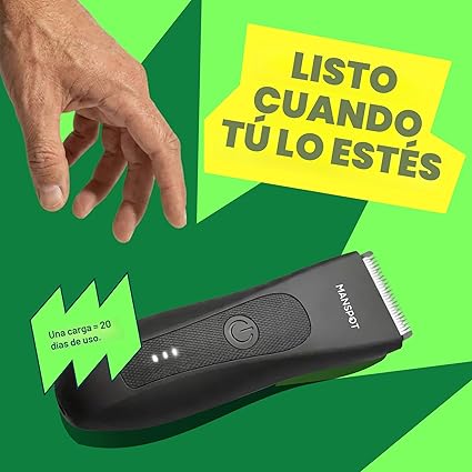MANSPOT Manscape - Recortadora de pelo de ingle y vello púbico p/hombres - Quierox - Tienda Online