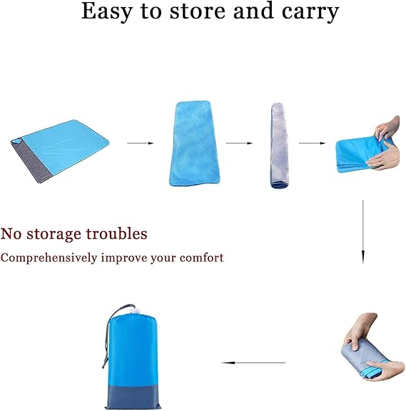 Manta de Picnic Ultraligera Manta Playa Impermeable al Aire Libre para la Playa - Quierox - Tienda Online