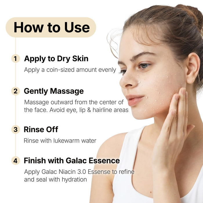 MANYO Galactomy Enzyme Peeling Gel Exfoliante Facial y Corporal Removedor de Piel Muerta, 75 ml - Quierox - Tienda Online