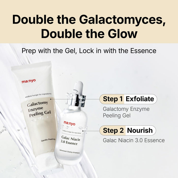 MANYO Galactomy Enzyme Peeling Gel Exfoliante Facial y Corporal Removedor de Piel Muerta, 75 ml - Quierox - Tienda Online