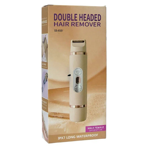 Maquina depiladora doble cabezal, hoja de abezal redondo para afeitar la raíz del cabello - Quierox - Tienda Online