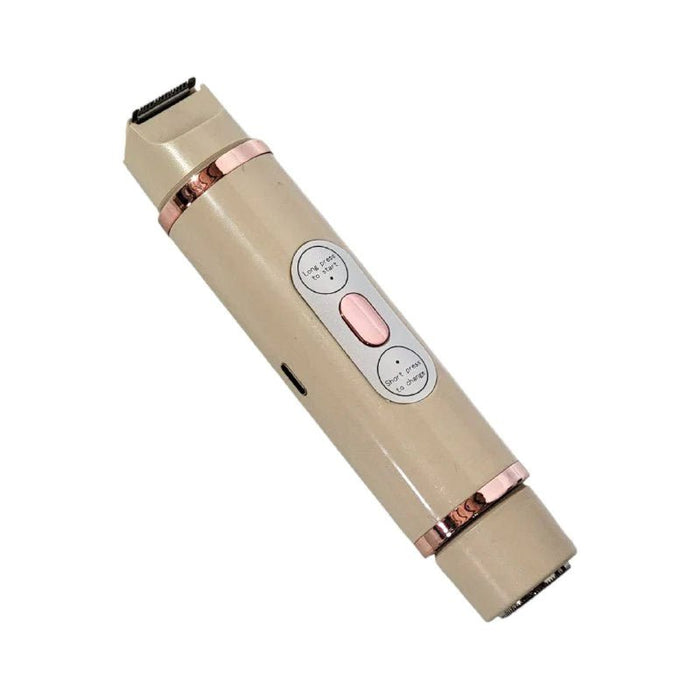 Maquina depiladora doble cabezal, hoja de abezal redondo para afeitar la raíz del cabello - Quierox - Tienda Online