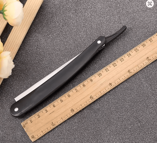 Maquinilla de afeitar de acero inoxidable con borde recto para hombre - Quierox - Tienda Online