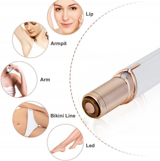 Maquinilla de afeitar estilo lápiz labial; elimina el vello no deseado sin dolor - Quierox - Tienda Online