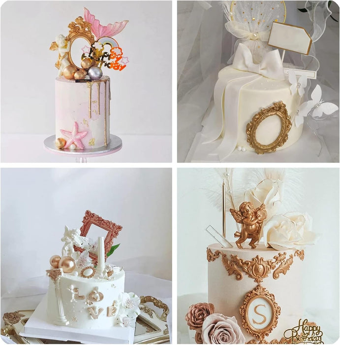 Marco de fotos para fondant, molde de silicona para decoración - Quierox - Tienda Online