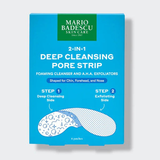 Mario Badescu Banda de limpieza profunda de poros 2 en 1, 6 parches - Quierox - Tienda Online