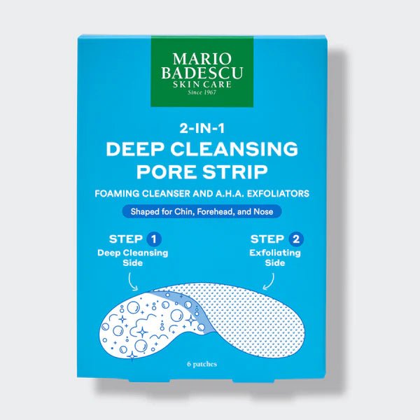 Mario Badescu Banda de limpieza profunda de poros 2 en 1, 6 parches - Quierox - Tienda Online